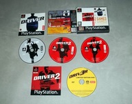 DRIVER 1 2 BACK ON THE STREETS DRIVER 3 LIMITED EDITION PSX 3xANG jak NOWA