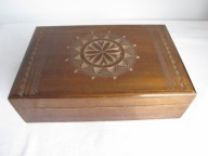 SZKATUŁKA DREWNIANA GÓRALSKA CEPELIA PRL