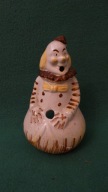 Porcelanowa figurka klauna do powieszenia- sygn.