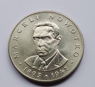 Moneta 20 zł Nowotko 1976 zzm, piękny menniczy egzemplarz