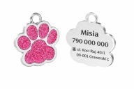 IDENTYFIKATOR | ADRESÓWKA ZAWIESZKA DLA | PSA | KOTA | ŁAPKA | GRAWER