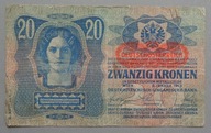 20 KORON Austro-Węgry z 1913 r , II AUFLAGE , GALICJA