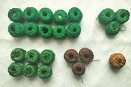 MULINA DO HAFTOWANIA ODCIENIE ZIELENI I BRĄZU