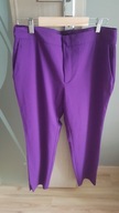 spodnie eleganckie damskie cygaretki fioletowe j.NOWE ____ 40