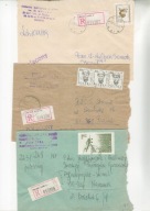 'R"Łódż 2,4,39-trzy koperty polecone