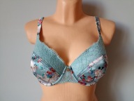 Śliczna markowa bielizna M&S 6420F UK 32DD EUR 70E 31% silk/jedwab