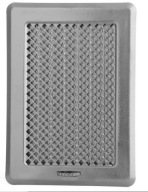 Kratka metalowa z żaluzją chromonikiel Darco Kz3-CM-CH