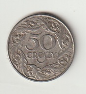 Generalna Gubernia 50 groszy 1938 zelazo niklowana ladny stan stan