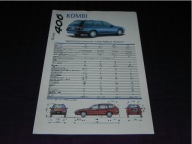 Peugeot 406 Kombi program cała gama j.Polski