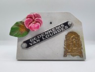 Matka Boża z Lourdes Luwr Francja STARA tabliczka