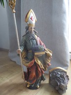 Figurka drewno Św.Urban 75 cm Polichromia