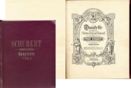 Schubert 1900 Quartette VIOLA NUTY