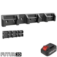 Uchwyt potrójny na akumulator YATO 18V LI-ION z blokadą