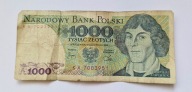 1000 ZŁOTYCH 1982 seria KA 700...