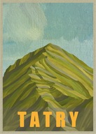Plakat Tatry B2 #TATRY_ZACHODNIE bez ramy 50 x 70 cm