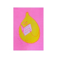 „How to Not Be Bitter” – Minimalistyczny Plakat Dekoracyjny z Cytryną