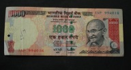 Indie- banknot - 1000 Rupia 2006 rok