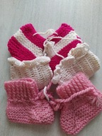 Zestaw bucików ręcznie robionych