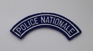 emblemat - naszywka - Policja - Francja - POLICE NATIONALE