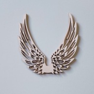 Skrzydła, skrzydełka, motyl, ażurowy, sklejka, dekoracja 15cm