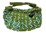 FOKUS TOREBKA DAMSKA NOWA KOLOR ZIELEŃ BIAŁY (415)