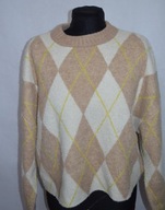 H M PRINGLE OF SCOTLAND SWETER W ROMBY OVERSIZE