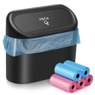 KOSZ NA ŚMIECI DO SAMOCHODU ŚMIETNIK SAMOCHODOWY MINI WORKI ZESTAW