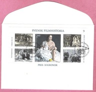 Szwecja 1981, FDC ark. sztuka , film szwedzki, aktor, grawer Cz.Słania
