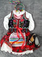 Strój krakowski MAJA nr kat 5,rozm 116-122 ,6-7 lat