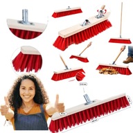 SZCZOTKA MIOTŁA ZMIOTKA OGRODOWA ULICÓWKA BEZ TRZONU MOCNE WŁOSIE OPRAWNA