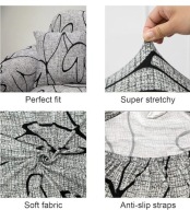 Pokrowiec na sofę (kanapę) szary
