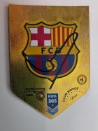 Karta panini autograf Barcelona Ernesto Valverde Trener Fifa 365