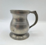 KUFEL w stylu tulipana cyna Cynowy SYGNOWANY 150ml