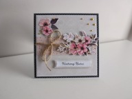 Kartka ręcznie robiona na Dzień Babci