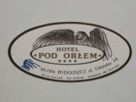 HOTEL ORBIS Pod ORŁEM BYDGOSZCZ naklejka