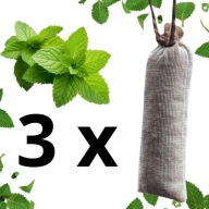 3x Naturalne Odświeżacze Mięta Pieprzowa HANDMADE do samocho naturalny eko