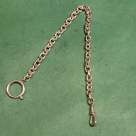 zabytkowa dewizka do zeg.kieszonki -SREBRO 800 pr.-24,5 cm