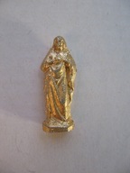 SERCE JEZUSA przedwojenna FIGURKA DO SZKAPLERZYKA PODRÓŻNEGO