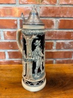 Kufel kolekcjonerski, duży, 2 l, antyk.