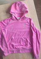 Juicy Couture różowa bluza welurowa z kapturem 152-158 (12-13 lat)