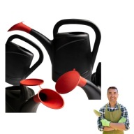 KONEWKA OGRODOWA DOMOWA 7,5L CZARNA TWORZYWO SZTUCZNE PODLEWANIE ZRASZANIE