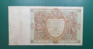 Banknot 50 zloty 1929,seria DŁ
