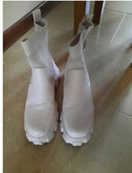 Botki damskie bez skarpeta workery 38 trapery