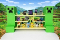 Półka Minecraft Creeper na Figurki Kinder Joy | Stojak 3D Organizer