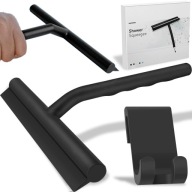 ŚCIĄGACZKA DO WODY SZYBY KABINY CZARNA SILIKONOWA Z UCHWYTEM