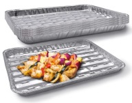 TACKA MATA TACKI NA DO GRILLA PIEKARNIKA ALUMINIOWE JEDNORAZOWE MINI 3SZT