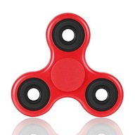 Czerwony hand fidget spinner gadżet zabawka