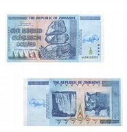 Banknot Zimbabwe kolekcjonerski 100 Kwintylionów Dolarów UV UNC Smart xshop