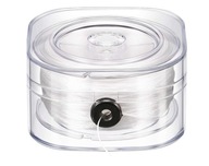 Gumka do bransoletek biżuterii DIY bezbarwna transparentna elastyczna 90 m