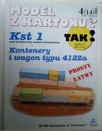 Delta-te 4/2003 Kst 1 kontenery i wagon typu 412Za 1:87
